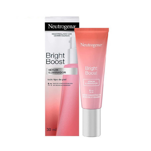 سرم ضد لک نوتروژینا Neutrogena مدل Bright Boost روشن کننده اصل اسپانیا حجم 30 میلیلیتر