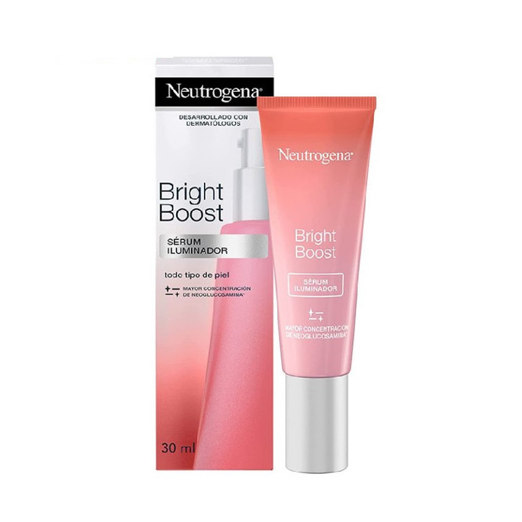 سرم ضد لک نوتروژینا Neutrogena مدل Bright Boost روشن کننده اصل اسپانیا حجم 30 میلیلیتر
