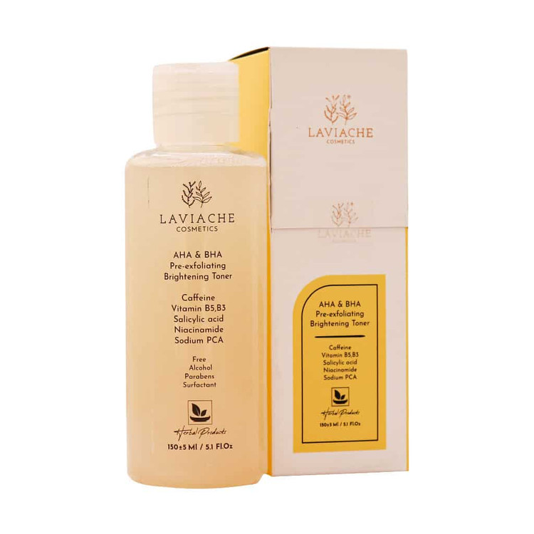 تونر لایه بردار لاویاچه مدل BHA و AHA حجم 150 میلی لیتر